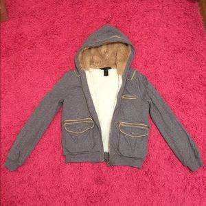 Marc by Marc Jacobs faux fur zip up jacket XS